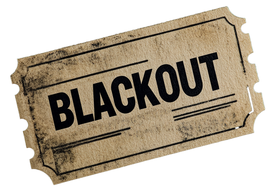 BLACKOUT: NEW JERSEY Tickets